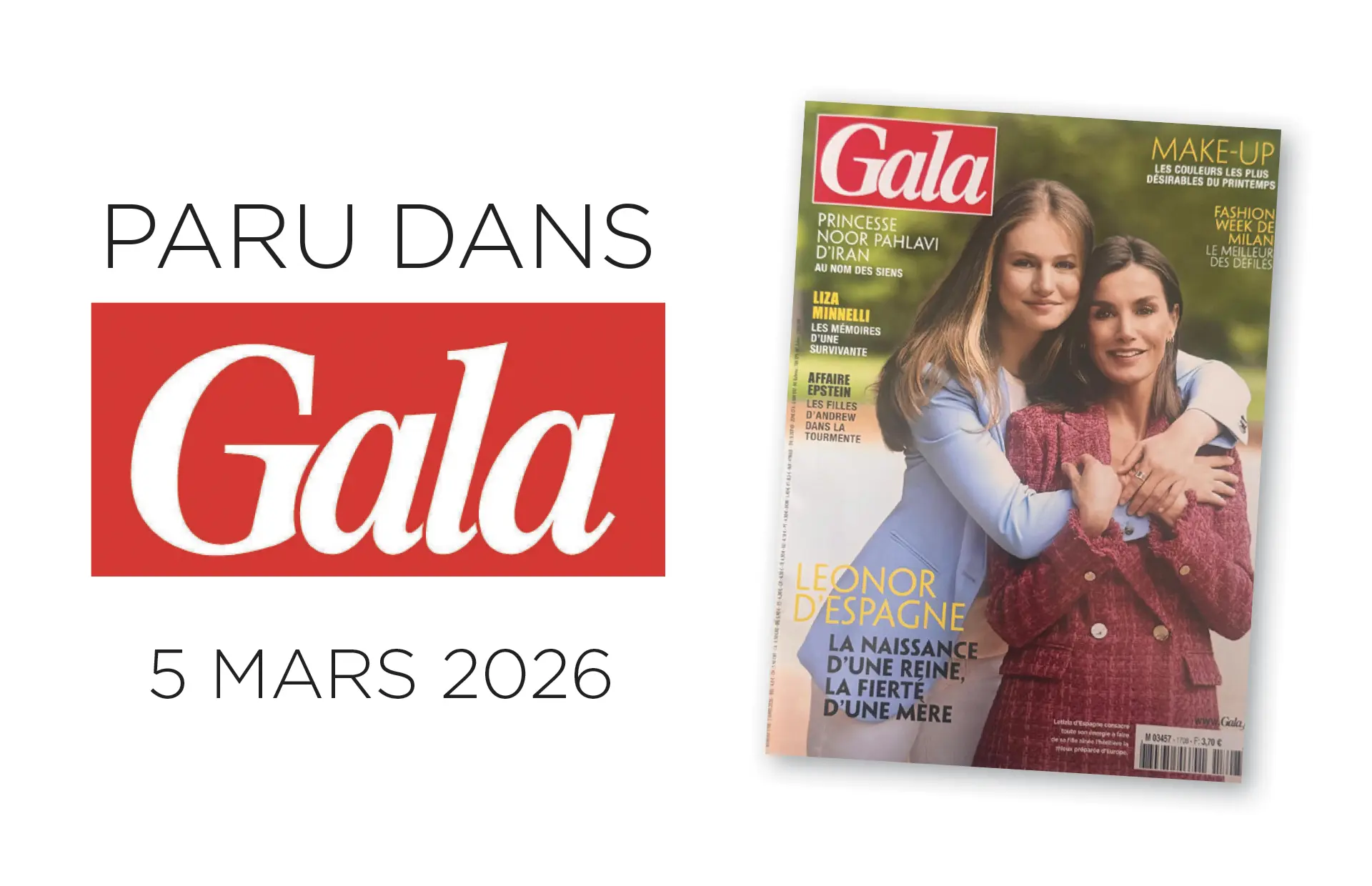 Couverture du magazine Gala du 5 Mars 2026