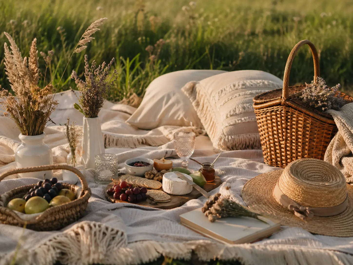 pique nique ambiance bohème