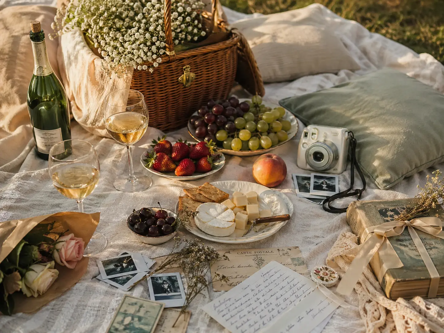 pique nique ambiance nostalgique